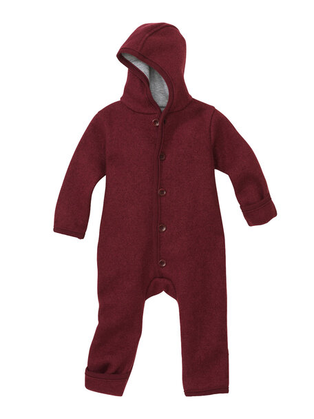 Disana Baby overall boiled wool - cassis