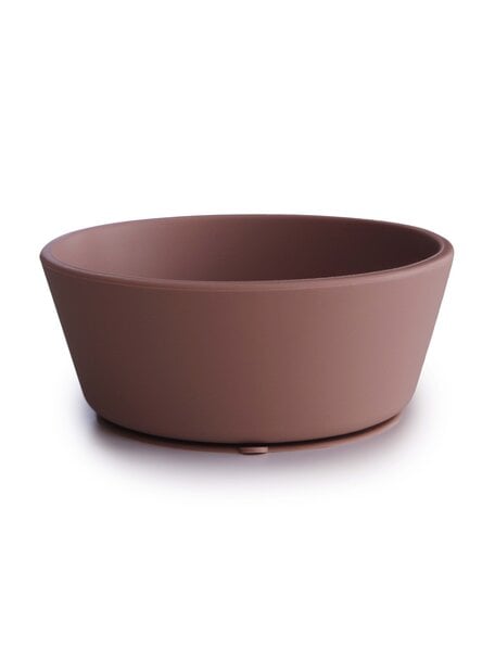 Mushie Bowl with suction cup - cloudy mauve