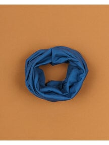 Hocosa Wool/Silk Loop Scarf - Blue
