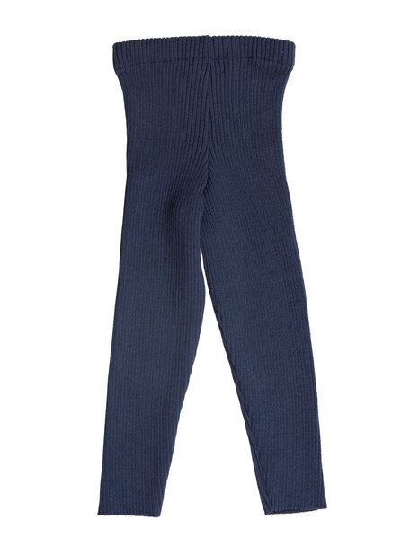 Reiff Wool ribbed leggings - dark blue