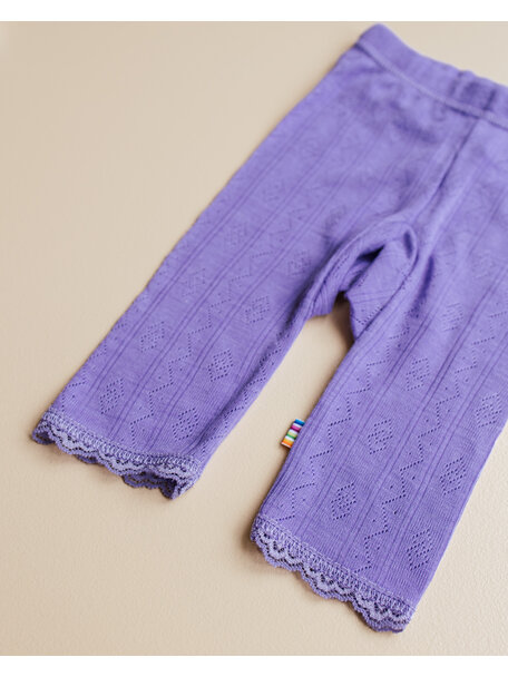 Joha Baby legging wool/silk - purple