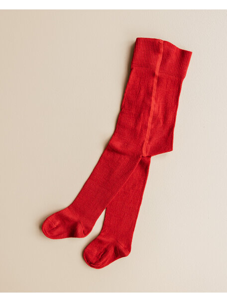 Grödo Tights Wool/Cotton - Red