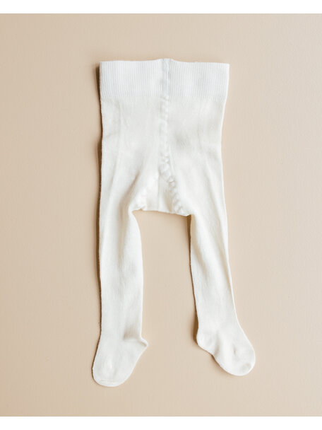 Grödo Tights Wool/Cotton - White/Natural