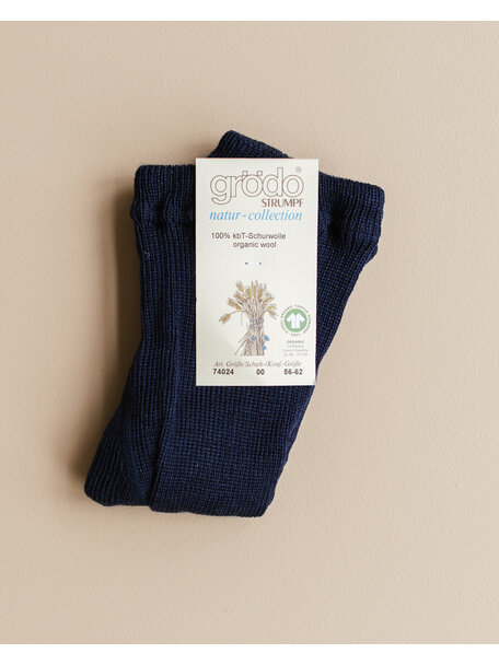 Grödo Baby Tights Wool - Dark Blue