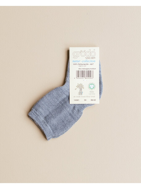 Grödo Baby Socks Wool - Grey