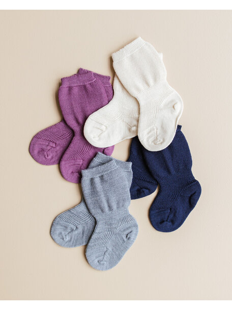 Grödo Baby Socks Wool - Lilac