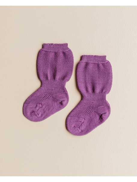 Grödo Baby Socks Wool - Lilac