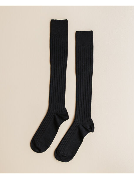 Grödo Woolen knee socks - black