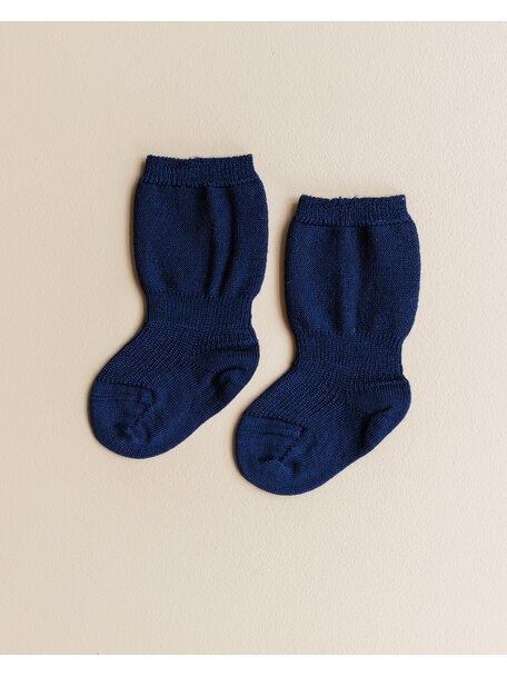 Grödo Baby Socks Wool - Dark Blue