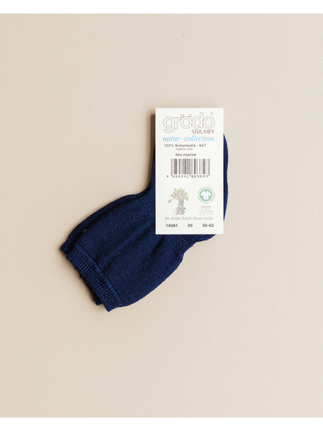 Grödo Baby Socks Wool - Dark Blue