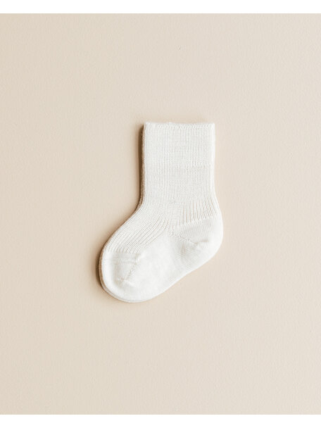 Grödo Baby Socks Wool - White/Natural