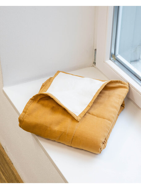 Matona Quilted blanket - milk & honey