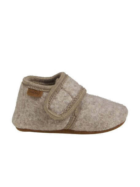 En Fant Wool slipper - sand melange