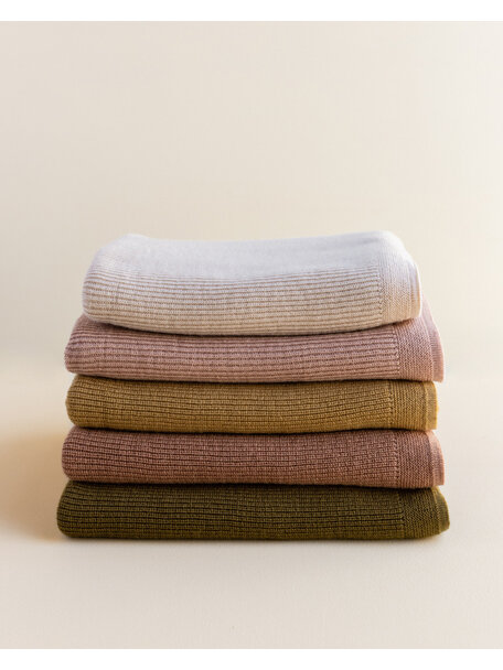 Hvid Merino wool blanket Felix - cream
