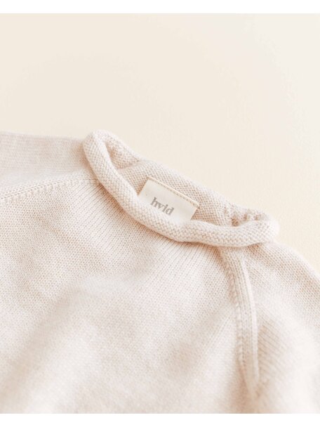 Hvid Wool sweater Georgette - cream