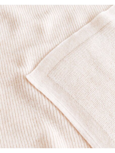 Hvid Merino wool blanket Felix - cream
