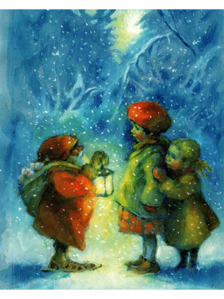 Elsa Beskow Postcard - The encounter