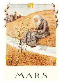 Elsa Beskow Elsa Beskow Postcard - March (Mars)