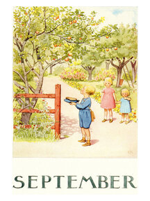 Elsa Beskow Elsa Beskow Postcard - September