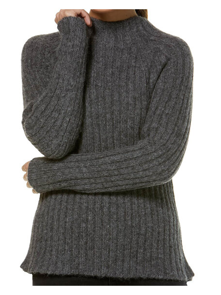 Apu Kuntur Alpaca wool sweater dolce - anthracite