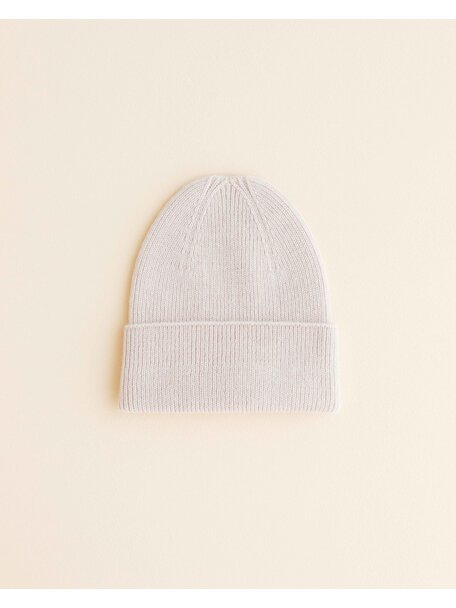 Hvid Beanie Fonzie newborn - cream