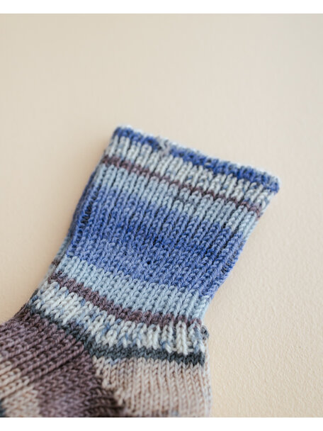Hirsch Natur woolen children's socks - blue