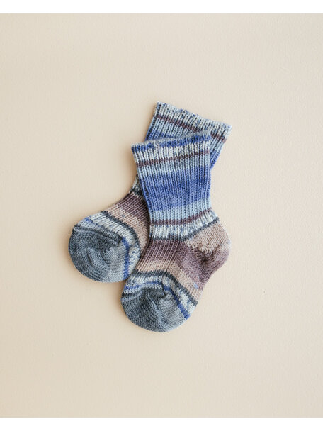 Hirsch Natur woolen children's socks - blue