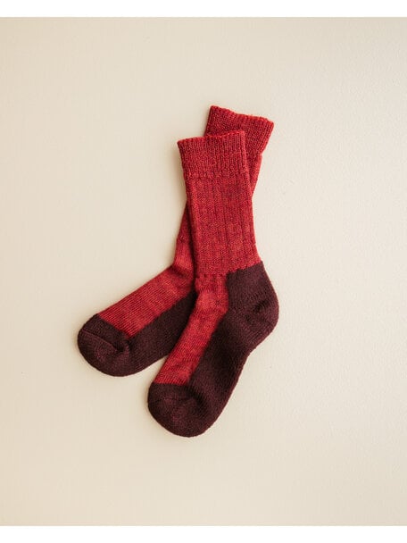 Hirsch Natur Trekkie children's socks - red