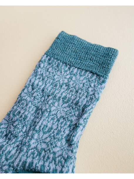 Hirsch Natur Norwegian children's socks - turquoise