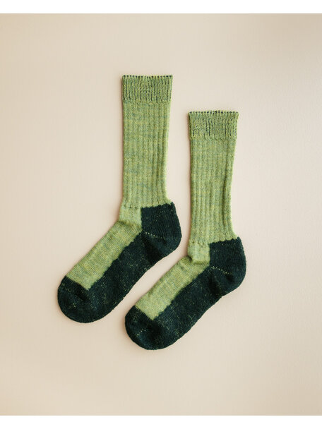 Hirsch Natur Trekkie children's socks - green