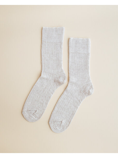 Hirsch Natur Woolen sport socks - natural