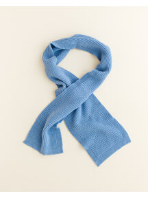 Hvid Wool scarf Gustave - light blue
