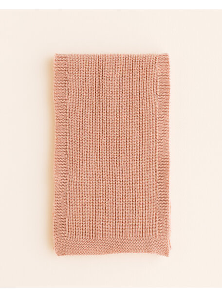 Hvid Wool scarf Gustave - rose