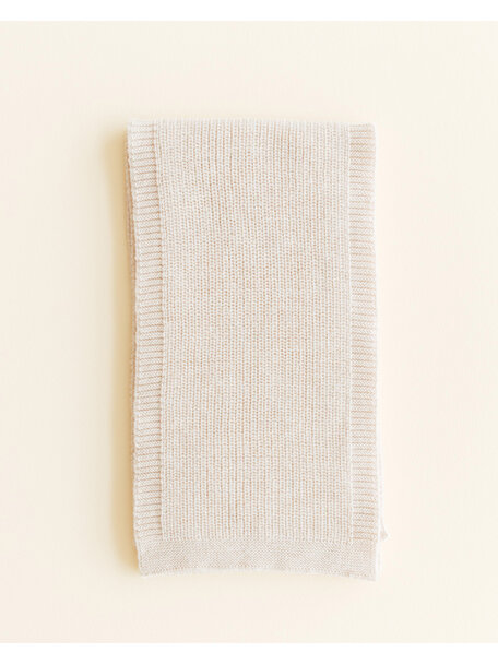 Hvid Wool scarf Gustave - cream