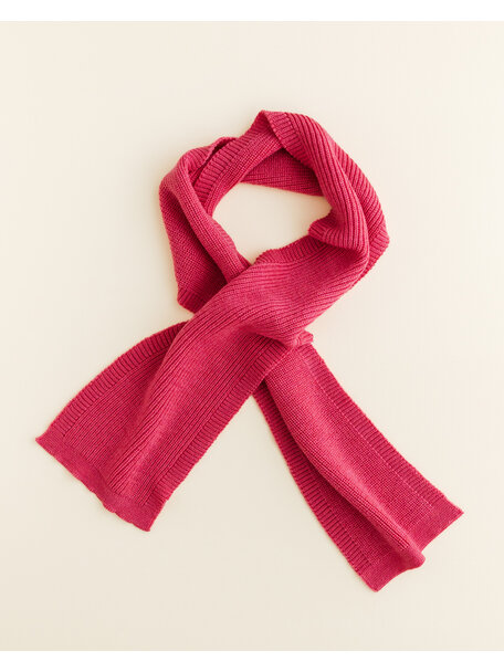 Hvid Wool scarf Gustave - lollipop