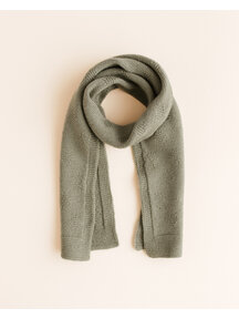 Hvid Wool scarf Gina - artichoke