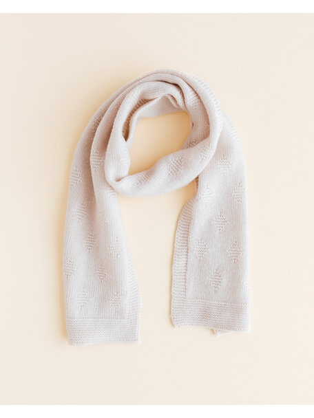 Hvid Wool scarf Gina - off white