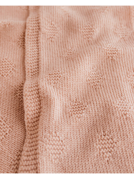 Hvid Wool scarf Gina - apricot