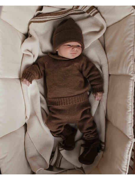 Hvid Wool pants - mocha