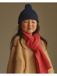 Hvid Wool scarf Gustave - lollipop