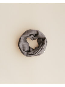 Unaduna Loop scarf striped ajour wool/silk - hazel