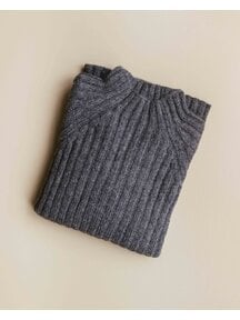 Apu Kuntur Alpaca wool sweater dolce - anthracite