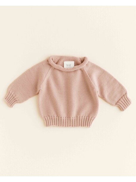 Hvid Wool sweater Georgette - apricot