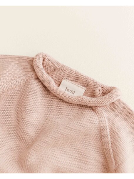 Hvid Wool sweater Georgette - apricot