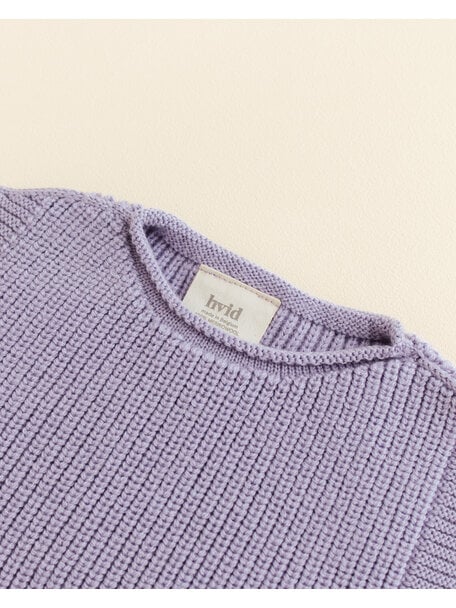 Hvid Cardigan Harvey - lilac