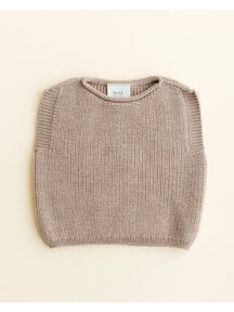 Hvid Cardigan Harvey - sand