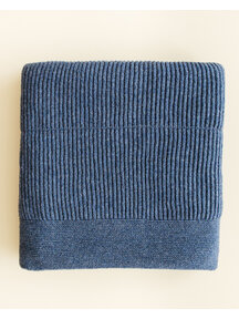 Hvid Crib blanket Gaston - denim