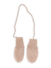 Engel Natur Mittens Wool Fleece - sand