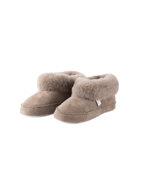Shepherd Wool children's slippers Piteå - stone