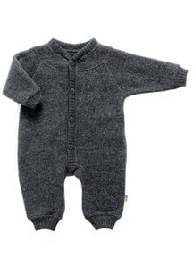 Joha Wool fleece jumpsuit - anthracite